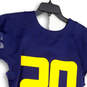 NWT Mens Blue V-Neck Short Sleeve Activewear Pullover T-Shirt Size Large image number 3