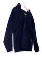Korbana Men's Blue Long Sleeve Hooded Tight Knit Full Zip Sweater Size X Large image number 2