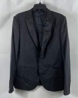 The Kooples Mens Black Single Breasted 2 Piece Blazer Suit Pants Size 50 alternative image