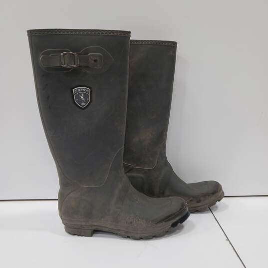 Kamik Men's Gray Rubber Boots Size 11 image number 4