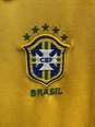 Nike Men Yellow Brazil Polo Shirt Soccer Jersey L image number 4