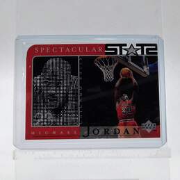 1998 Michael Jordan Upper Deck Spectacular Stats Die-Cut Chicago Bulls
