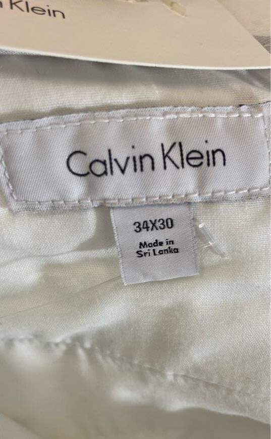 Calvin Klein White Pants - Size X Large image number 5