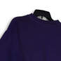 NWT Womens Blue Crew Neck Long Sleeve Pullover Sweatshirt Size Medium image number 4