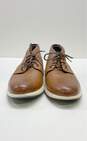 Cole Haan Grand Men's Brown Leather Chuka Boot Size 10.5 image number 3