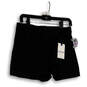 NWT Womens Black Denim Dark Wash Regular Fit Stretch Mom Shorts Size 11 image number 1