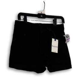 NWT Womens Black Denim Dark Wash Regular Fit Stretch Mom Shorts Size 11