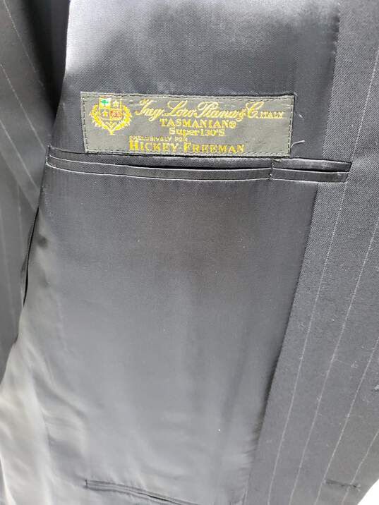Hickey Freeman Loro Piana Tasmanian Super 130's Suit Size 38 image number 2