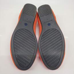 Rothy's The Flat Orange Knitted Round Toe Shoes Size 7 alternative image