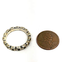 IOB Designer Pandora 925 Sterling Silver Round Shape Ice Stackable Ring alternative image