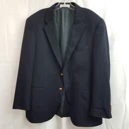 John W. Nordstrom Navy Blue Sport Coat Suit Jacket S: 21' C:23'