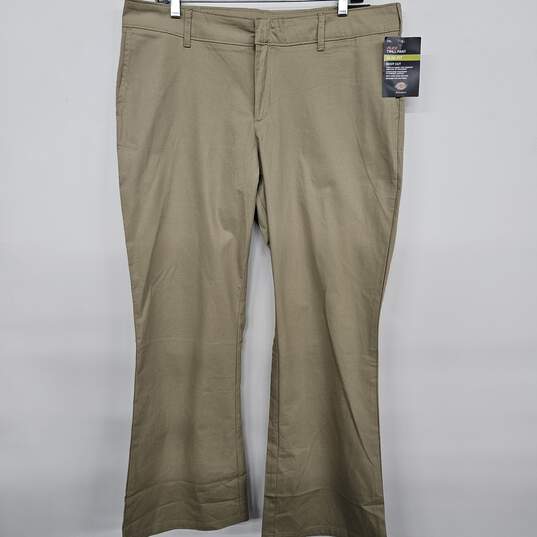 Flat Front Stretch Twill Pant Slim Fit Bootcut image number 1