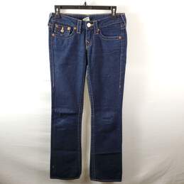 True Religion Women Blue Jeans Sz 25