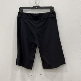 Diane Von Furstenberg Womens Black Slash Pocket Bermuda Shorts Size 6 w/COA alternative image