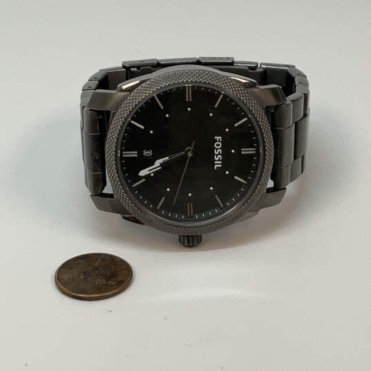 Designer Fossil FS4774 Stainless Steel Round Dial Quartz Analog Wristwatch image number 3