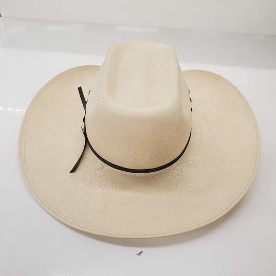 Resistol PBR 10X Shantung Panama Western Hat Men's Size 7-1/2 image number 4