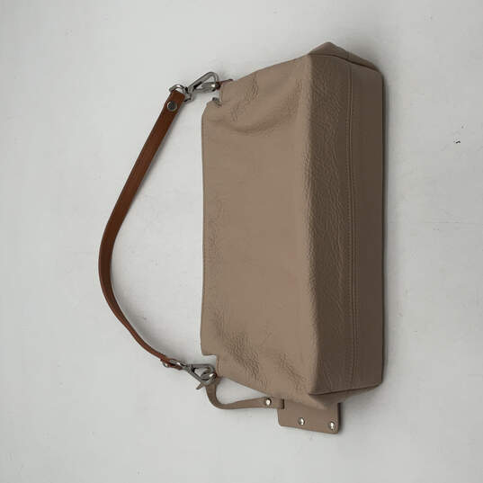 Womens Pink Leather Detachable Strap Inner Pocket Bag Charm Shoulder Bag image number 2
