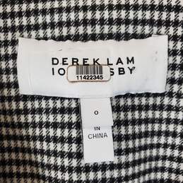 Derek Lam Women Blk/Wht Blazer Sz 0 alternative image