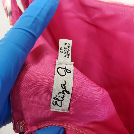 Eliza J Pink Floral Patterned Shift Dress WM Size 4P NWT image number 3