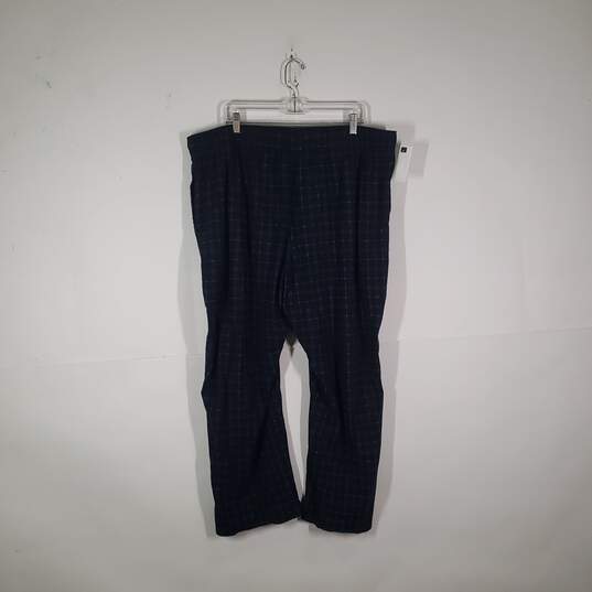 Womens Plaid Drawstring Waist Straight Leg Sleepwear Pajama Pants Size 2XL image number 1