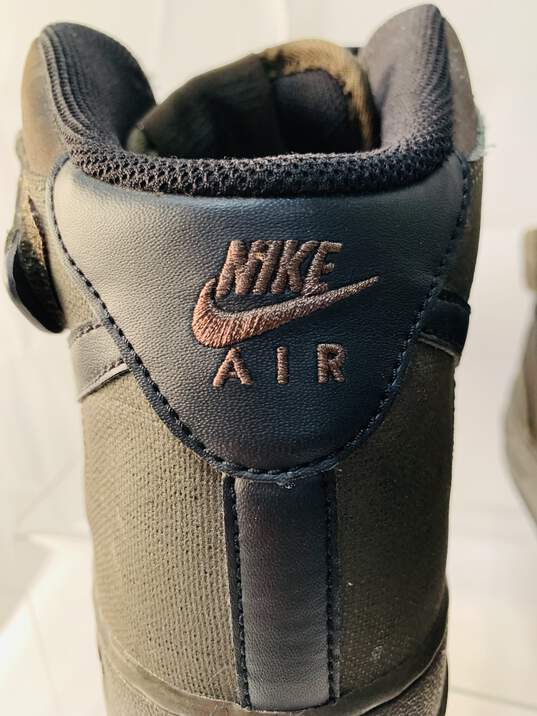 Men's Army Green Nike Air Force One's Size:9.5 image number 5