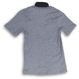NWT Athleta Womens Gray  V-Neck Activewear Short Sleeve Pullover T-Shirt Small alternative image
