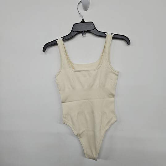 Ivory Sleeveless Bodysuit image number 1