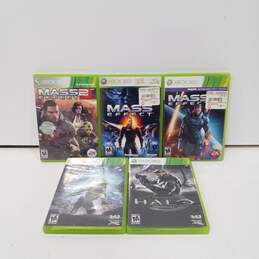 5pc. Bundle of Assorted Xbox 360 Video Games