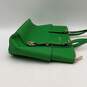 Michael Kors Womens Green Leather Charm Inner Pocket Jet Set Travel Tote Handbag image number 4
