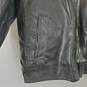 Tommy Hilfiger Men's Black Leather Jacket SZ L image number 3