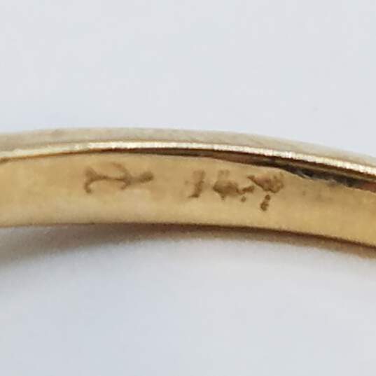 14K Gold Ruby Ring Sz 5.75 ( Missing Stone ) / Repair Damage 2.7g image number 3