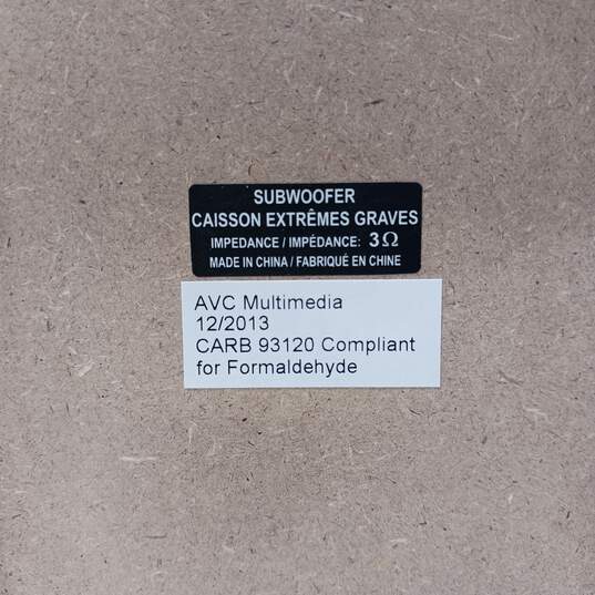 RCA Caisson Extremes Graves Multimedia Subwoofer Speaker image number 5