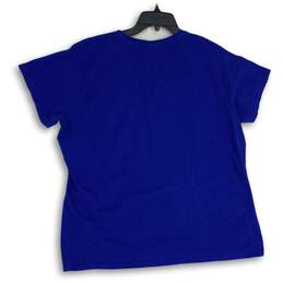 Disney Womens Blue Minnie Mouse Short Sleeve Pullover T-Shirt Size 3XL alternative image