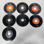 25 Assorted Vinyl Record Singles w/ Case image number 4