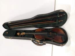 Vintage Nicolaus Amatius Cremoniea Hieroni Violin From 1692 w/Case