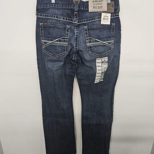 Ariat Relaxed Boot Cut Blue Jeans image number 2