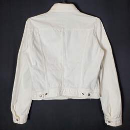 Versace Jeans Couture Women White Trucker Jacket M alternative image