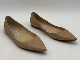 Jimmy Choo Women's Size 40 Beige Leather Flats Shoes alternative image