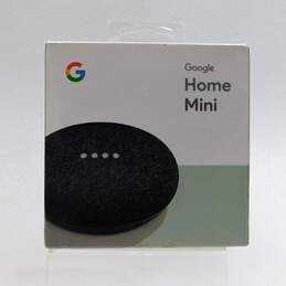 Google Home Mini Smart Speaker Charcoal w/ Google Assist NIB