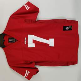NFL 49ers Kaepernick #7 Boy Shirt Red M