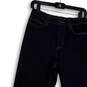 Womens Blue Denim Dark Wash Stretch Pockets Straight Leg Jeans Size 4 image number 3