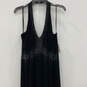 NWT Womens Black Beaded Pageant Sleeveless Halter Neck Maxi Dress Size 16W image number 3