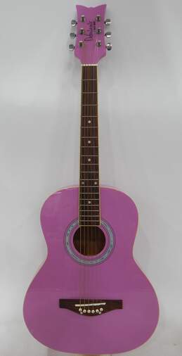 Daisy Rock Brand Debutante Model 3/4 Size Purple Acoustic Guitar