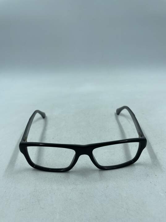 Emporio Armani Black Rectangle Eyeglasses image number 2