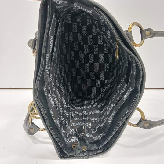 Buy the Women's Michael Kors Black Monogram Tote Shoulder Bag