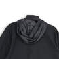 NWT Mens Black Long Sleeve Hooded Full-Zip Windbreaker Jacket Size XL image number 4