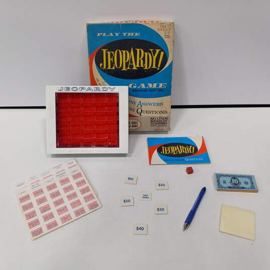 Vintage 1964 Jeopardy Board Game #4457 image number 1