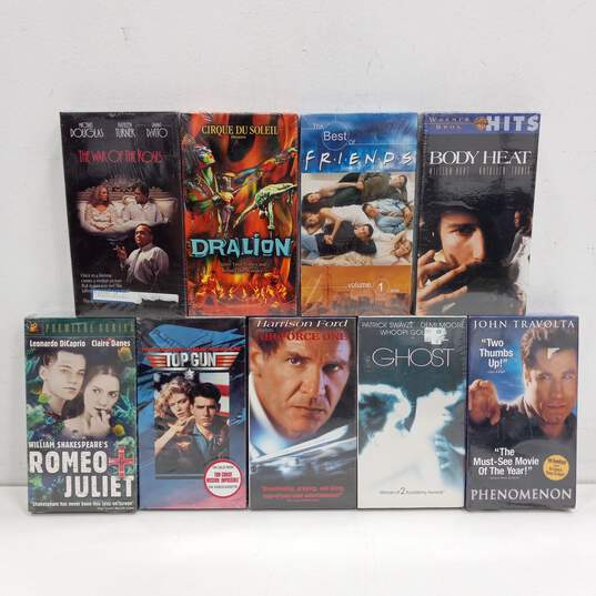 VHS Tapes Action & Adventure Movies Assorted 9pc Lot image number 1
