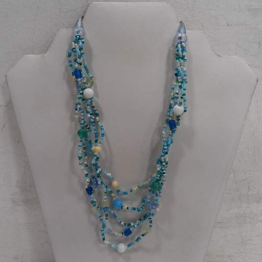 4pc Blue Artisan Jewelry Bundle image number 2