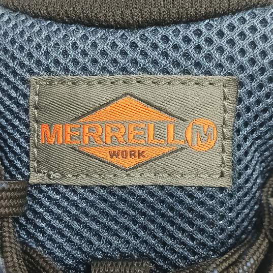 Merrell Men's Blue Mesh Steel Toe Work and Hiking Sneakers Size 11 image number 7